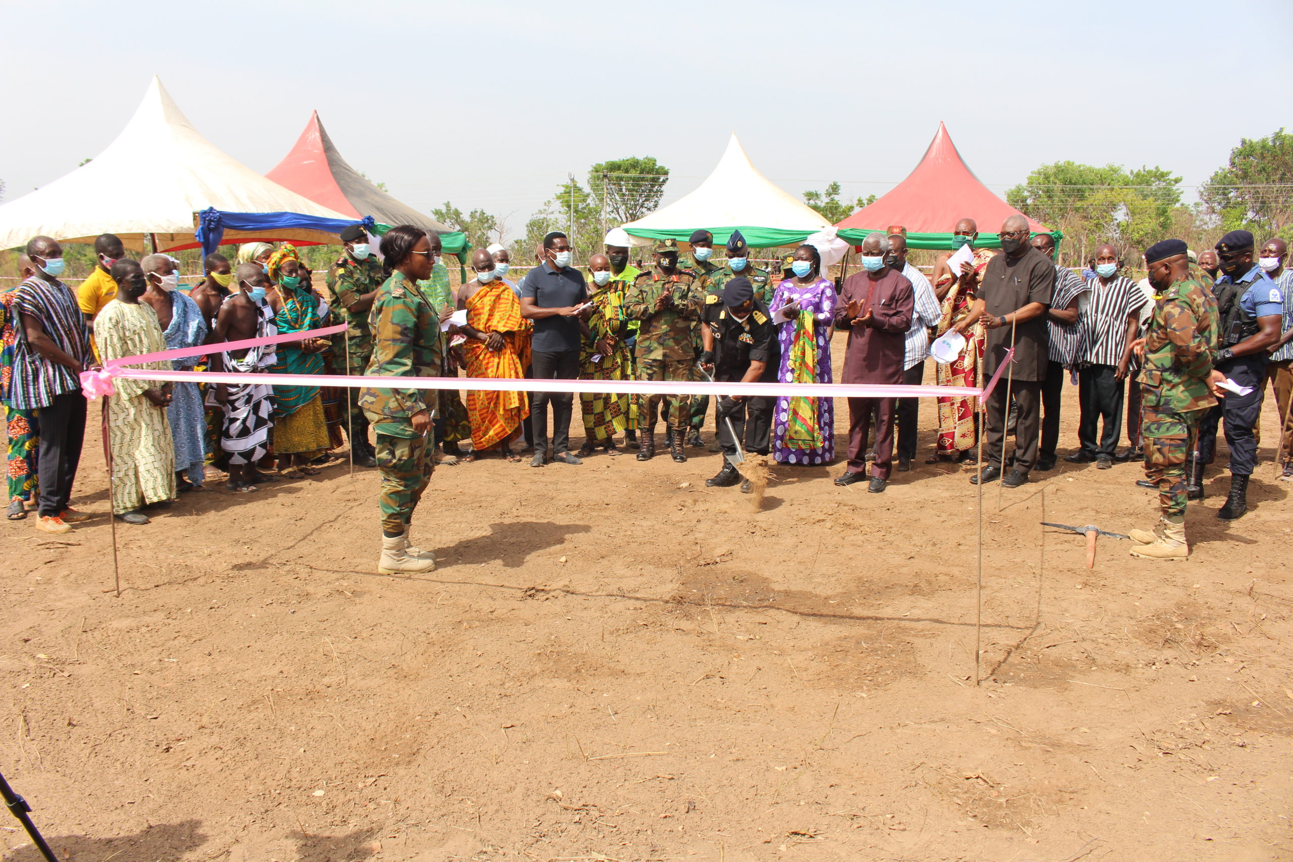 Military FOB at Bui Generating Station